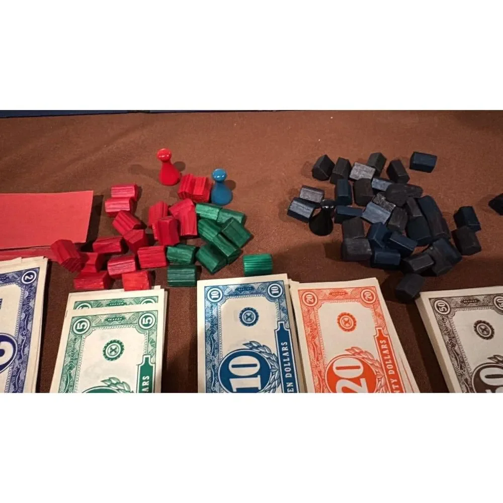 Vintage Easy Money Board Game milton Bradley No Instructions